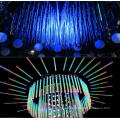 Club lighting rgb 3D effect DMX sound control led meteor tube